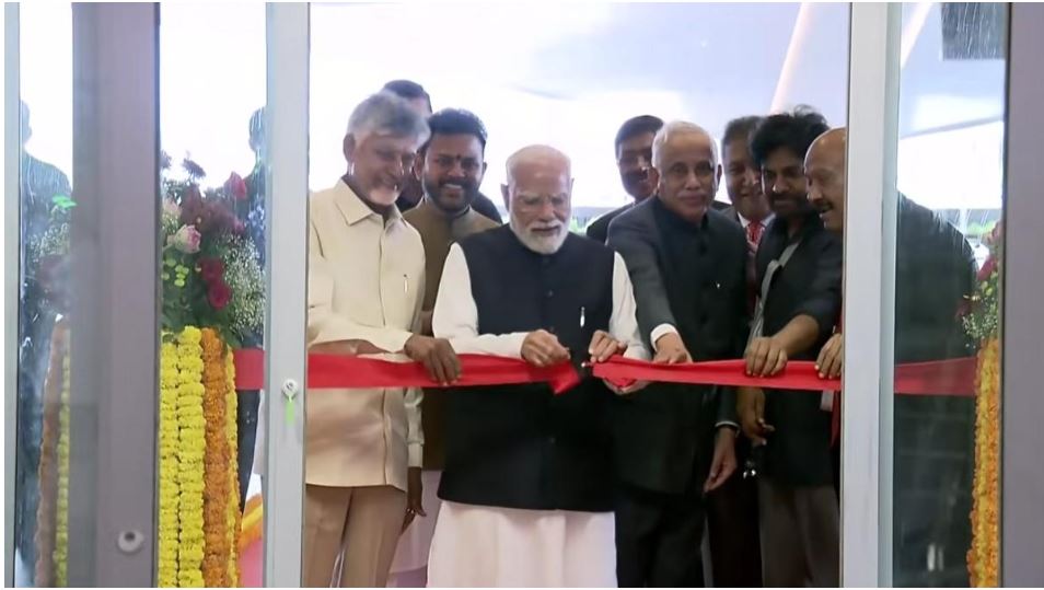 PM Modi inaugurates Rs 5,000-Crore Bhogapuram Airport in Andhra 