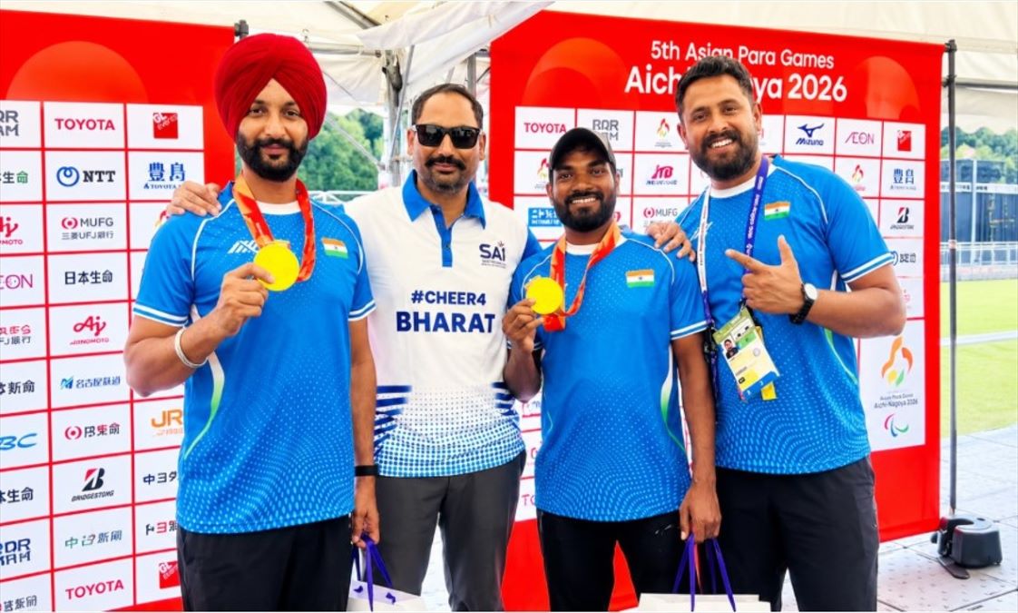 India wins gold in men’s recurve doubles archery at Asian Para Games