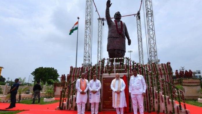 Amit Shah unveils statue of Atal Bihari Vajpayee in Rajasthan 