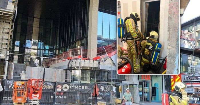 Several dead in fire at Brussels construction site: Report