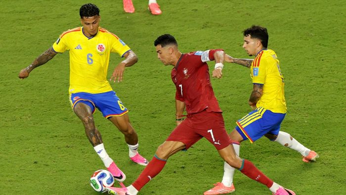 Colombia top World Cup Group K after scoreless draw with Portugal