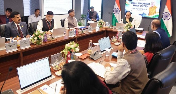Focus on timely delivery, global-standard quality: Rajnath to DPSUs    