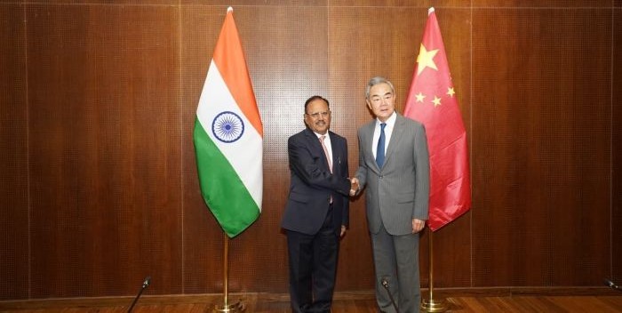 NSA Doval holds talks with Chinese Foreign Minister Wang Yi