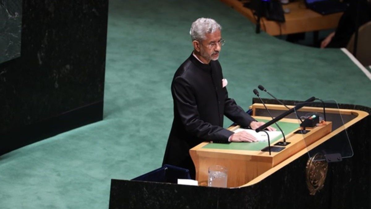 'Serial practitioner of terrorism', Jaishankar hits out at Pak PM at UNGA
