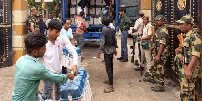EVMs in all strongrooms secured and sealed, EC rejects TMC's claim