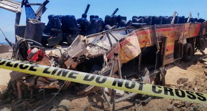 Egypt bus crash kills at least 22 in South Sinai
