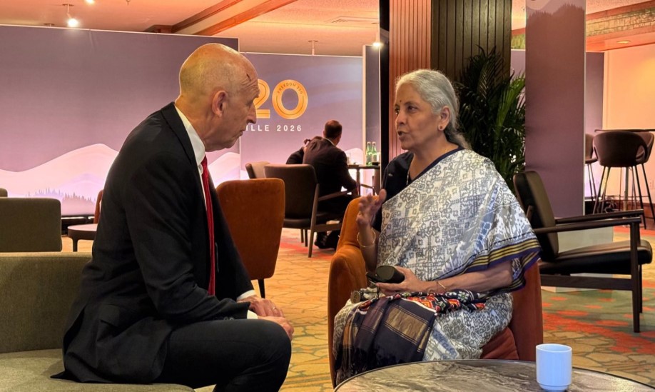 Sitharaman meets UK Finance Minister Healey on G20 meet sidelines