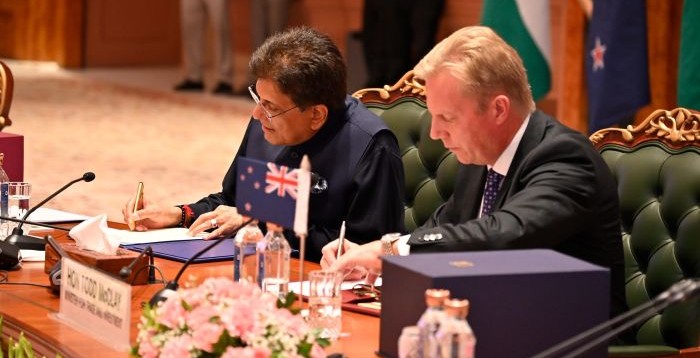 India, New Zealand sign FTA with tariff relief