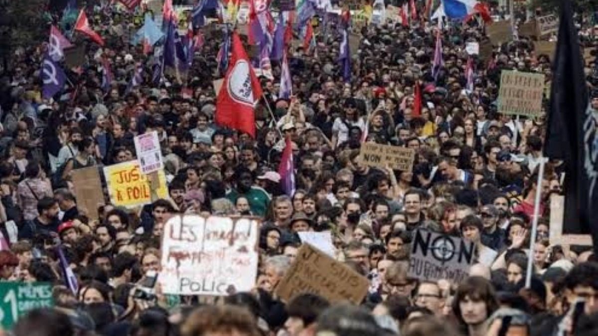 Thousands protest in France against ‘licence to kill’ draft law