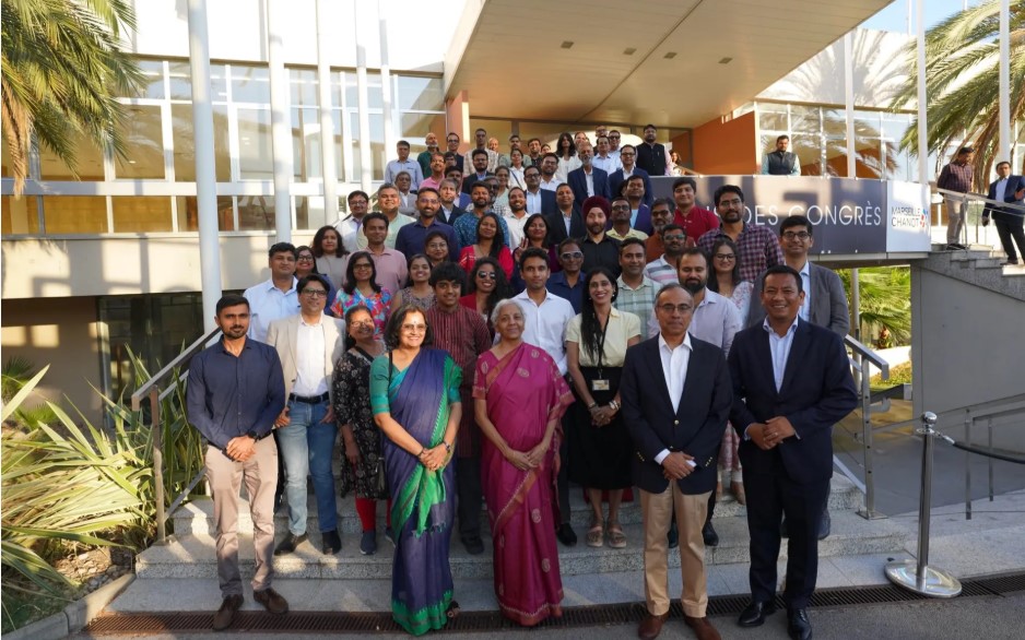 FM Sitharaman hails Indian diaspora, scientists during France visit