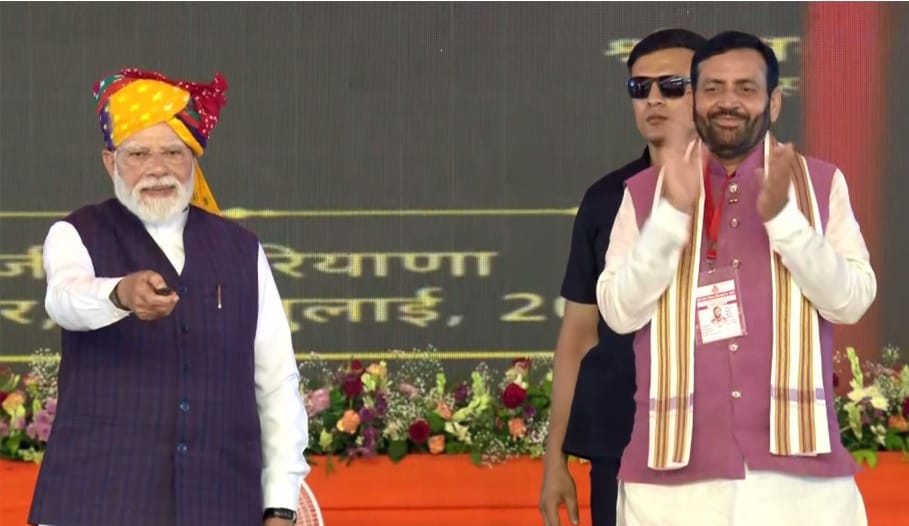 PM Modi launches Rs 14,700 crore projects in Haryana