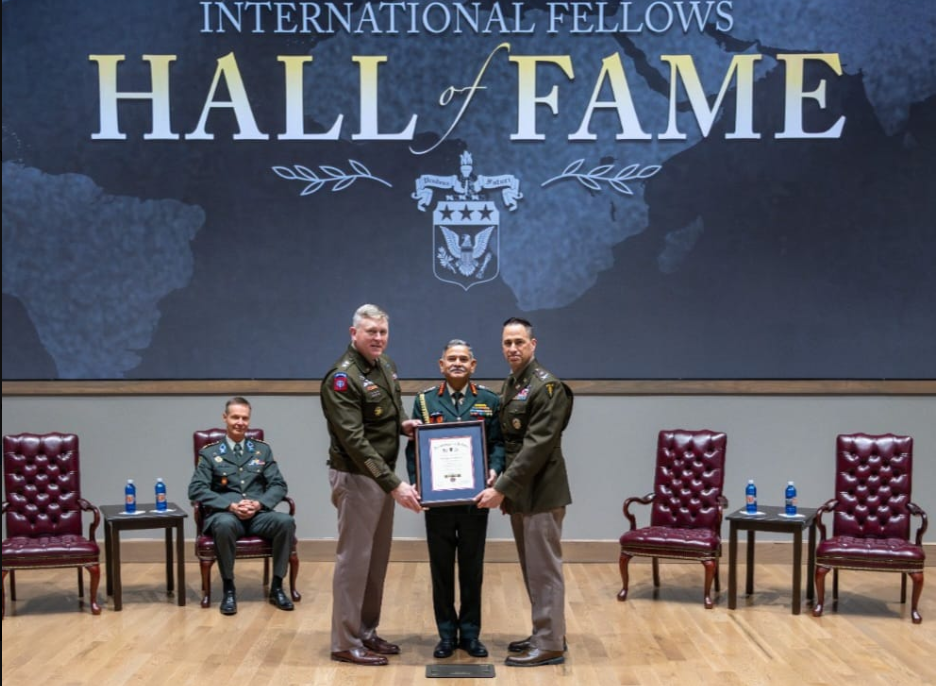 Army Chief Gen Upendra Dwivedi joins US Army War College Hall of Fame