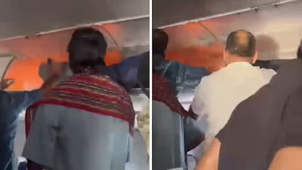 Chennai flight diverted to Hyderabad after power bank catches fire