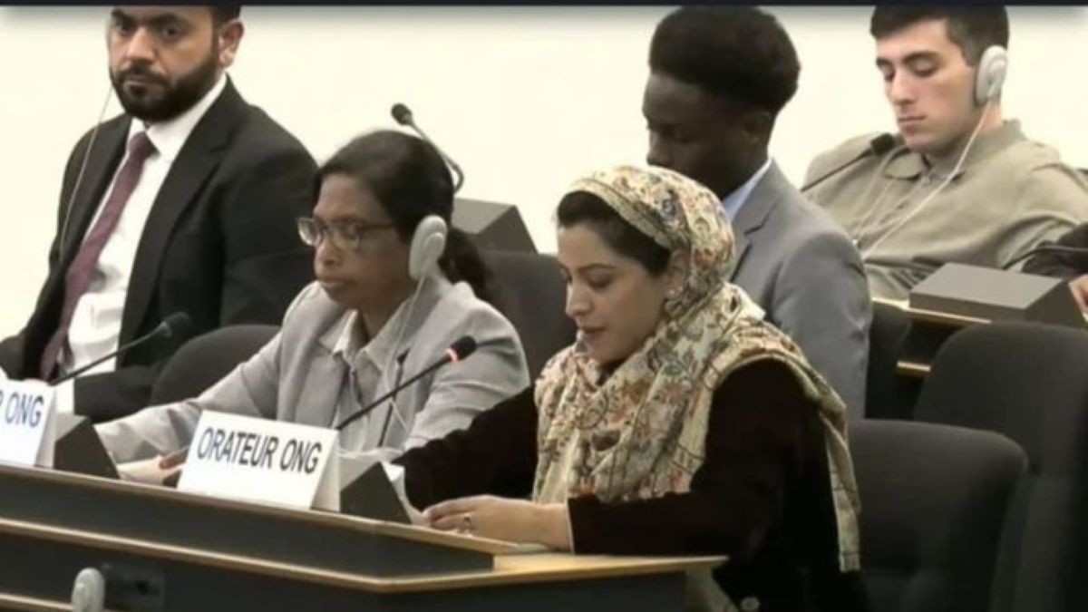 Kashmiri activist slams Pakistan over PoK crackdown at UNHRC