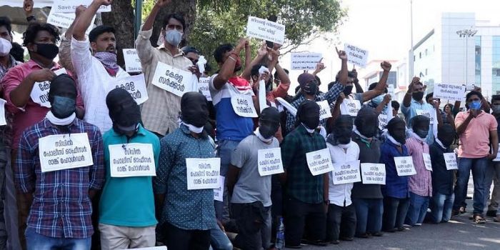 Kerala PSC rank holders stage massive protest for appointment letters