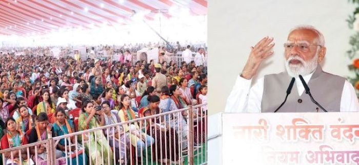 PM Modi seeks women’s backing for reservation push at Varanasi meet