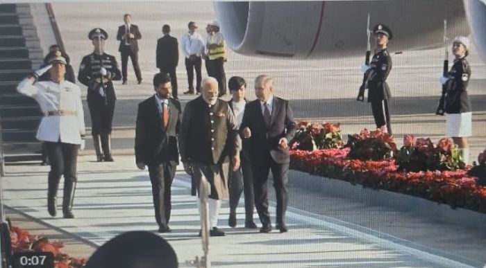  PM Modi arrives in Uzbekistan on a two-day state visit