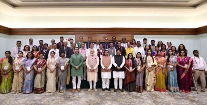 PM Modi interacts with national teachers awards winners
