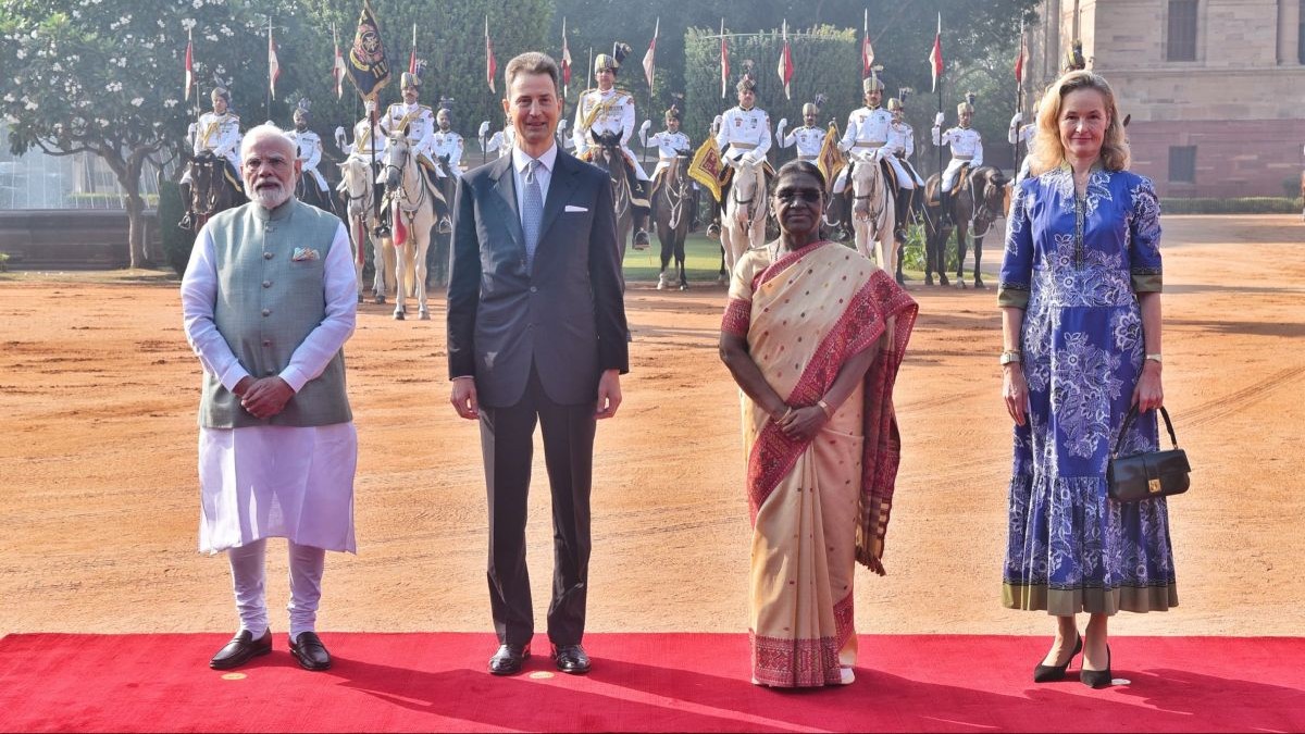 PM Modi holds talks with Liechtenstein’s Prince Alois