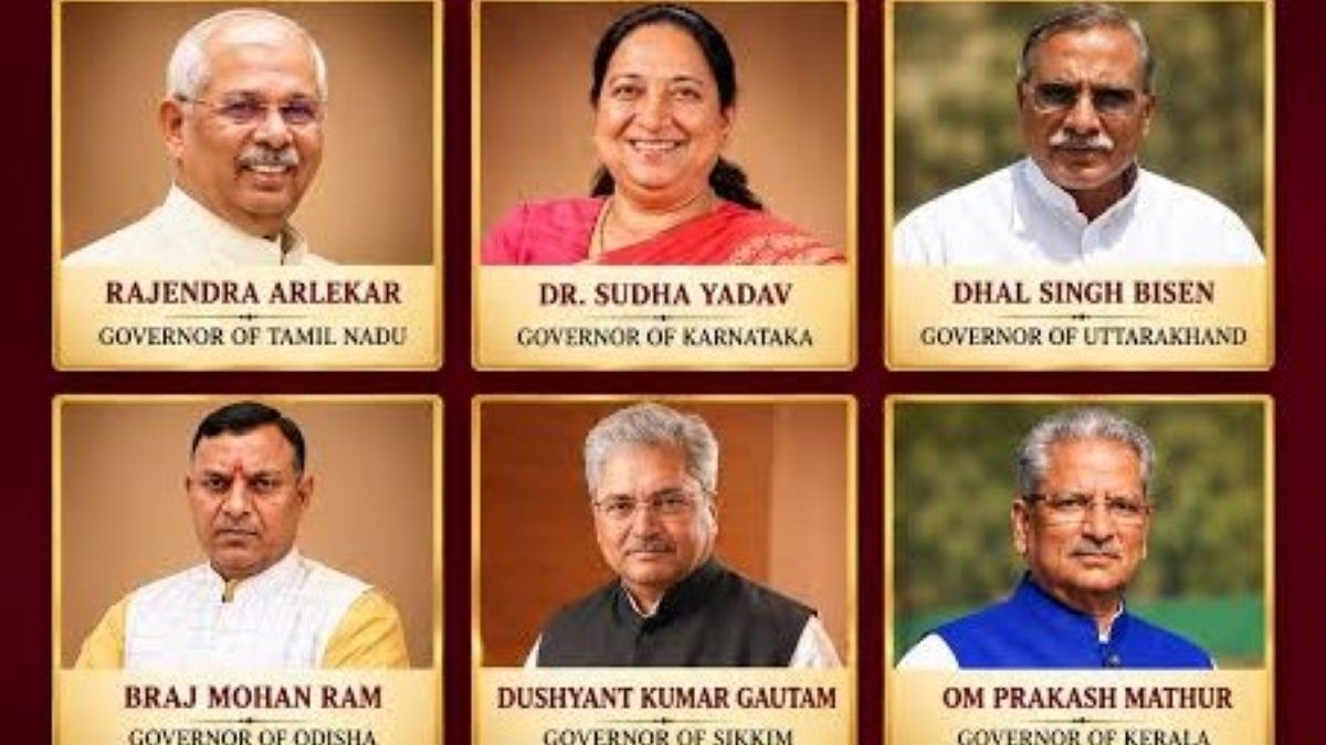 President Murmu appoints Governors in 6 states