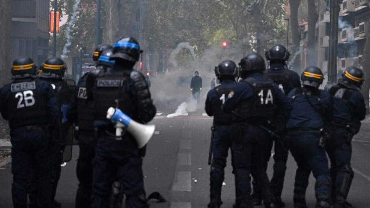 Thousands of protesters march in cities across Europe
