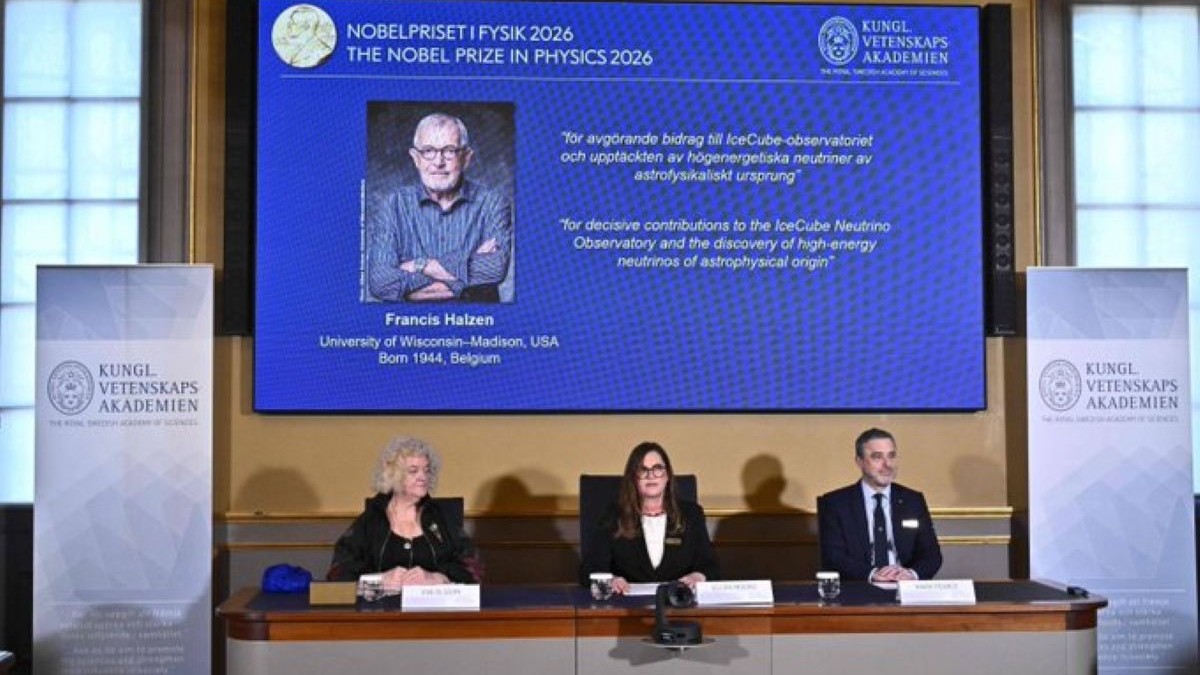 Francis Halzen wins 2026 Nobel Prize in Physics