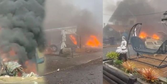  Small plane crashes into Brazil tourist city, 10 dead