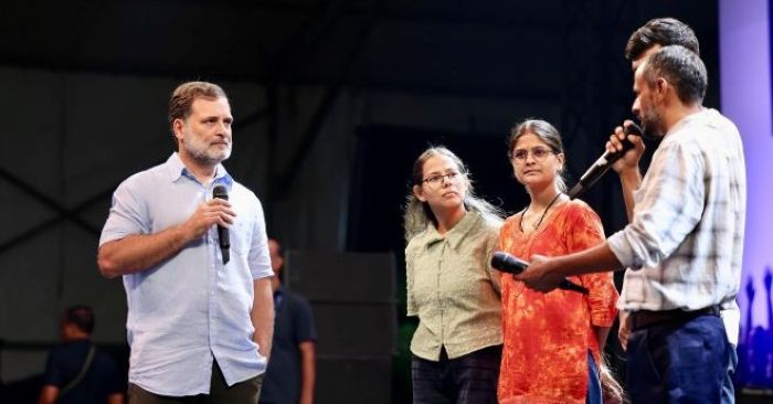 Rahul Gandhi blames entire system for paper leaks