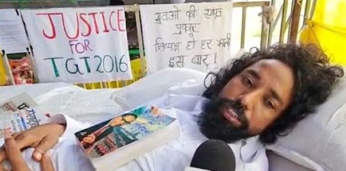 Jharkhand: Exam protest escalates as student begins hunger strike