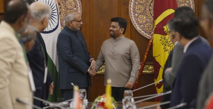 VP Radhakrishnan meets Sri Lankan President Dissanayake