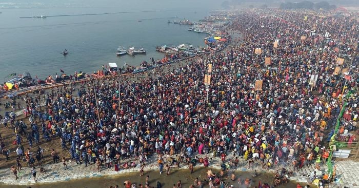 UP: 4.52 crore take holy dip at Sangam on Mauni Amavasya