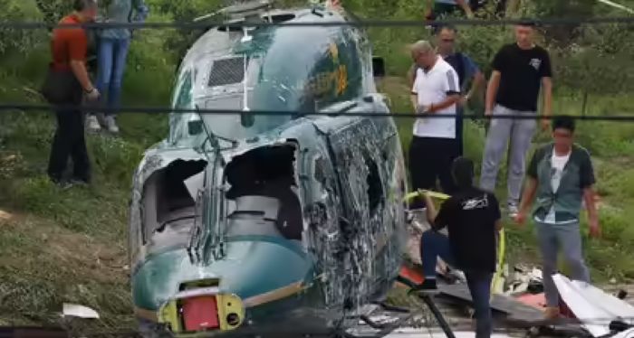 At least 25 people were killed in two Helicopter accidents