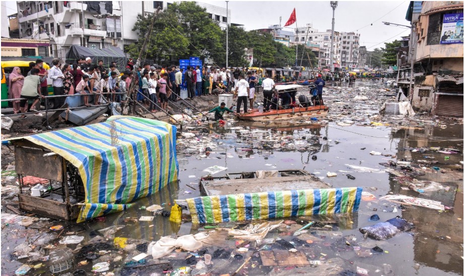 Gujarat CM Bhupendra Patel reviews flood situation in Surat