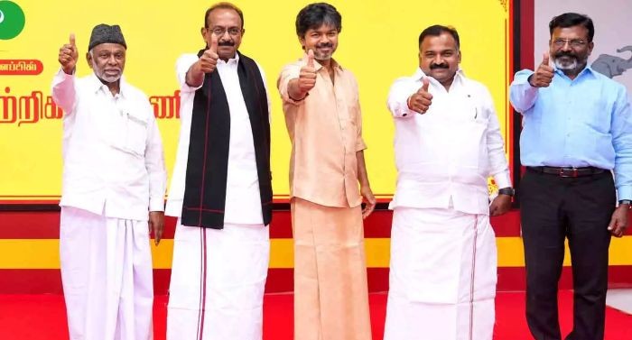 TN:Vijay-led TVK coalition named Secular Social Justice Victory Alliance