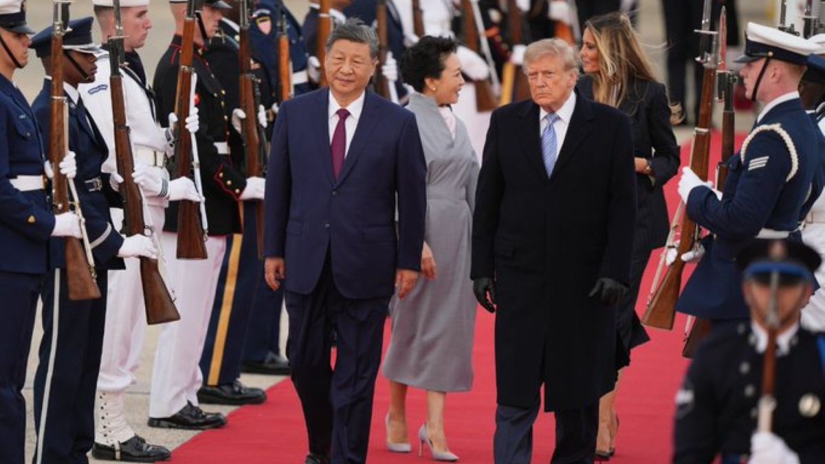 Trump welcomes Xi to Washington