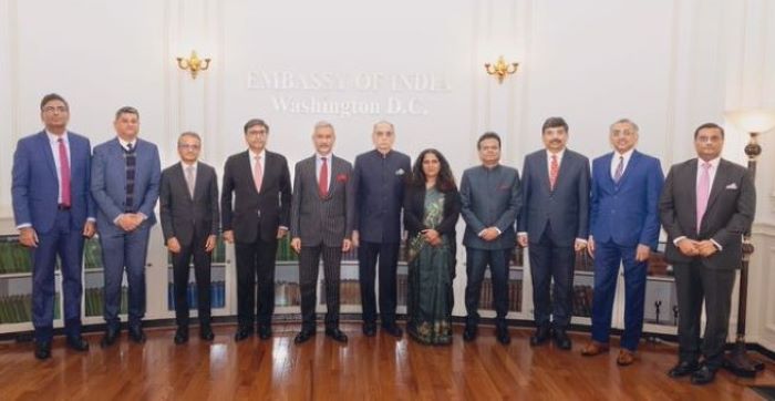 Jaishankar meets with Indian Diplomats in US