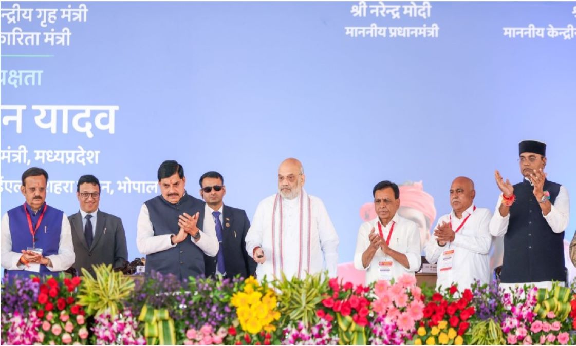 Amit Shah vows drug free MP, announces White Revolution push
